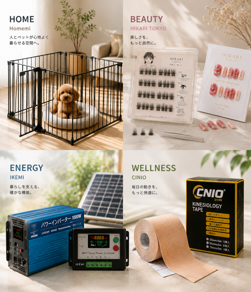 子帰株式会社（SHIKI）の展開ブランド・製品